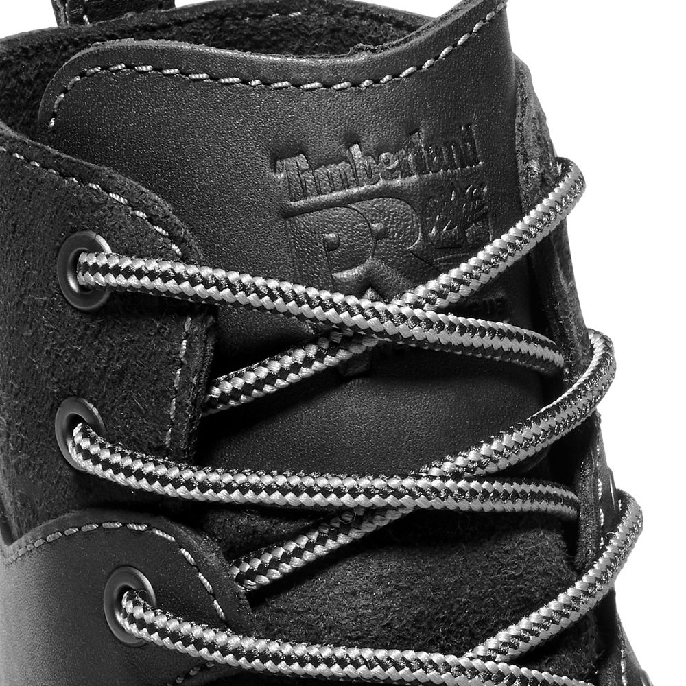 Bocanci De Muncă Timberland Dama Negrii - Pro® Hightower 6” Alloy Toe - Romania - UOCFVI563